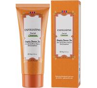 Nettoyant Visage Gommant Exfoliant,Foam Cleanser,Purification Profonde & Équilibre Des Peaux Grasses,Micro-Grains Doux Sans Irritation,Hydratation À L'acide Hyaluronique,Adapté Aux Sensibilités