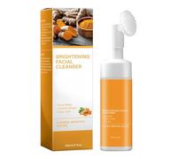 Nettoyant Visage Mousse Mousse Fine Hydratante au Curcuma 150 ml | Mousse Nettoyante Quotidienne Pour Femmes Hommes Peaux Sèches Grasses Mixtes Maison Dortoir Déplacement