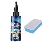 Nettoyant Vitre Voiture Anti-traces - Nettoyant Huile Pare-brise 150 ml - Polissage Phares Rétroviseurs Mobilier RV Marine