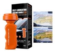 Nettoyant Vitres Anti-Buée 90ml - 90ml Anti-Reflet Dégraissant avec Chiffon de Nettoyage,Traitement Anti-Traces pour Pare-Brise - pour Portes et Vitrages Auto