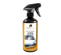 Nettoyant Vitres Antibuée Voiture | IRONTEK | 500 ml | spray antibuée pare-brise, désembuage vitres auto | formule active exclusive | application simple, vision nette, effet longue durée