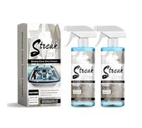 Nettoyant vitres et vitres sans traces, 120 ml améliore la clarté et la visibilité. Nettoyant film d'huile pour vitres de voiture, sans danger pour les voitures, camions, SUV, Jeeps (120ML,2PC)