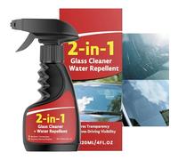 Nettoyant Vitres Voiture,12 cl Nettoyage Voiture Anti-Pluie Anti-Buée,Éliminateur de Film Gras Pour Surfaces Vitrées - pour une Conduite Sûre Entretien Rénovation Véhicule Camion SUV