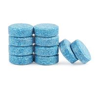 Nettoyant Vitres Voiture Effervescent 10pcs - Équivalent à 40L de Lave-Glace, Pastilles Concentrées pour Pare-Brise, Écologique et Économique, Nettoyage Puissant [Bleu]