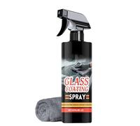 Nettoyant Vitres Voiture | Spray Revêtement Vitre 8.4 oz | Agent Anti-Pluie avec Chiffon pour Conduite Hiver Nuit Trajet Quotidien Autoroute Garage Voiture Camion,Pour Pare-brise Matin Trajet Quotidie