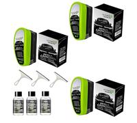 Nettoyant Voiture Optimo Pro, Optimo Pro le Nettoyant Révolutionnaire Pour Pare-Brise (150ml + 50ml), Film Oléophobe Pour Vitres D'automobiles (3, Nettoyant Voiture+Recharge+Brosse)