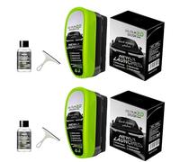 Nettoyant Voiture Optimo Pro, Optimo Pro le Nettoyant Révolutionnaire Pour Pare-Brise (150ml + 50ml), Film Oléophobe Pour Vitres D'automobiles (2, Nettoyant Voiture+Recharge+Brosse)