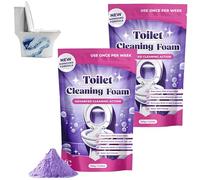 Nettoyant WC, Détartrant et Anti-Tâches Sans Contact, Action Rapide en 20 Minutes, Mousse Nettoyante WC pour des Toilettes Éclatantes de Propreté pour des Toilettes Sans Effort (2Pièce)