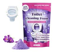 Nettoyant WC Fizzclean, Mousse nettoyante WC sans contact, Détartrant en poudre, Mousse puissante à action rapide, 100 g