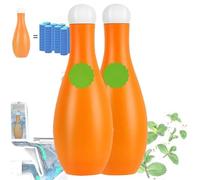 Nettoyant WC Gel Détartrant Décapant Surpuissant,Détartrant WC,Nettoyage Automatique Nettoyant Toilettes,Nettoyants Ménagers,Prévient Efficacement Les Taches De Tartre et De Rouille 320g (2)