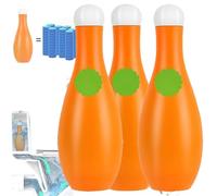 Nettoyant WC Gel Détartrant Décapant Surpuissant,Détartrant WC,Nettoyage Automatique Nettoyant Toilettes,Nettoyants Ménagers,Prévient Efficacement Les Taches De Tartre et De Rouille 320g (3)