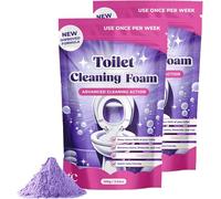 Nettoyant WC moussant puissant, produits de nettoyage WC, nettoyant WC moussant sans contact, gel déboucheur WC à action rapide et ultra-efficace (2 Pcs)
