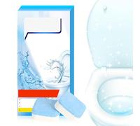 Nettoyant WC Nettoyant Mousse Puissant Tablettes WC Mousse Active Intensif 3 en 1 Action Nettoyage en Profondeur Pack De 16 Anti Calcaire Stop Odeurs Desodorisant WC Efficace (1, 1PCS)