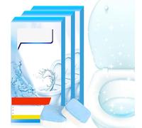 Nettoyant WC Nettoyant Mousse Puissant Tablettes WC Mousse Active Intensif 3 en 1 Action Nettoyage en Profondeur Pack De 16 Anti Calcaire Stop Odeurs Desodorisant WC Efficace (3, 3PCS)