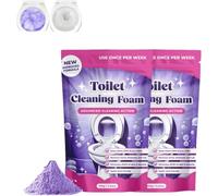 Nettoyant WC ultra-efficace, nettoyant et détartrant moussant, poudre effervescente sans contact, élimine la saleté et les mauvaises odeurs, brillance longue durée