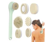 nettoyante du corps imperméable - épurateur électrique exfoliant pour la douche et le bain | Nettoyant de portée étendue avec nœuds de massage | Conception rechargeable sans fil, idéale pour l'