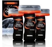 Nettoyants à main en émulsion de verre pour voiture-anti pluie pare brise-Film d'huile pour pare-brise et retrait d'empreintes digitales pour vitres de voiture,miroirs,surfaces en verre,100 g (3)