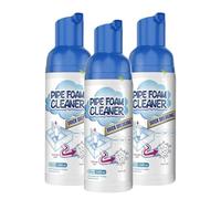 Nettoyants En Mousse Pour Canalisations,Mousse Nettoyante Canalisation,Lanoxie Déboucheur Canalisation,Liquide Déboucher Les Cheveux,Pour Toilettes,éviers,Tuyau De Drainage,60ml (3)