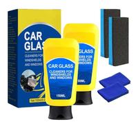 Nettoyants pour vitres de voiture pare-brise et vitres,Nettoyant pour film d'huile automobile,Émulsion nettoyante pour film d'huile (2 pièces)