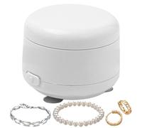 Nettoyer de bijoux portable, Nettoyer de bijoux à ultrasons, Machine de dispositive électrique de bijoux, Des conception de fuite outil de nettoyage en profondeur pour les colliers, les verres, les br