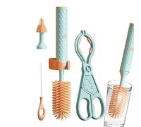 Nettoyer De Bouteille Électrique Étanche - Outil De Brosse À Charge En Silicone, Épurateur Résistant À L'eau | Kit De Lavage De Bouteille De Cuisine En Rotation, Dispositif De Nettoyage Réutilisable