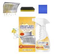 Nettoyer de mousse de cuisine puissante de niveau multibanque, 2025 Nouveau spray propre propre et graisseux, nettoyant pour mousse de cure-coureur, greds d'huile de cuisine robuste graisse (1PC)