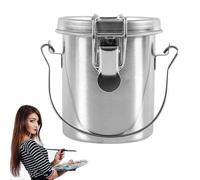 Nettoyer De Pinceau - Rondette De Pinceau Robuste, Seau De Rinçage De Pinceau | Filtre De Nettoyage Poreux D'entretien Facile Amovible, Solution De Nettoyage Des Brosses.