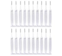 Nettoyer de Pomme de Douche 20pcs débouchage Nettoyage en Nylon débouchant avec poignée Non glissée Pas pic tête Douche à gratter pour Petits Trous