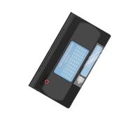 Nettoyer de Tête de Magnétoscope pour Les Joueurs VCR VHS, Cassette de Nettoyage pour Têtes Vidéo VHS, la Technologie Humide et 50 Fois Réutilisable, avec Liquide de Nettoyage