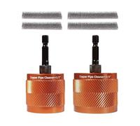 Nettoyer de tuyaux de perceuse - Brosse de nettoyage de tube de 15/22 mm, outil de déburrication de tubes en cuivre, pinceau de polissage de tuyaux d'outil électrique | Pièces en cuivre de précision N