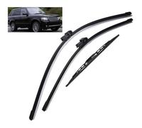 Nettoyer le pare-brise Ensemble de balais d'essuie-glace avant et arrière voiture compatibles avec Land Rover Range L322 Vogue HSE 2002-2012 26 pouces + + 16 Kit lames rechange pour essuie-glace