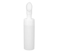 Nettoyer pour le Visage en Silicone Blanc - Bouteille de FOAM pour Pores Propres en Profondeur, Bouteille Mousse de Mousse avec Tête Pompe Pliage les Types Peau (200ML)