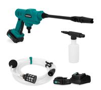 Nettoyeur à pression sans fil 20V - 24 bars | Accessoires, 2 batteries 2.0Ah et chargeur incl.