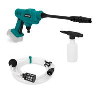 VONROC Nettoyeur Haute Pression sans Fil Compact 20V - 24 Bars - 198 l/h - Tuyau d'aspiration de 5m, Bouteille à détergent et buse réglable - sans Batterie, ni Chargeur Rapide