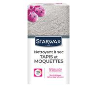 Starwax – Nettoyant à sec pour tapis & moquettes – 500 g – Fabriqué en France