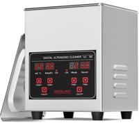 Nettoyeur à ultrasons 1,3 L - Machine de nettoyage 50 W avec minuterie, panier & chauffage - 40 kHz pour un nettoyage efficace