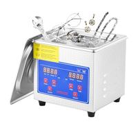 Nettoyeur à ultrasons 1.3L, 40kHz Ultrasonic Cleaner Professionnel à 80 Degrés,Nettoyeur Digital Affichage Ultrasonique pour les bijoux,les lab,Personnel Commercia (1.3L)