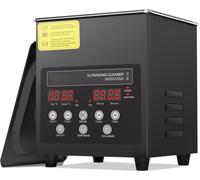 Nettoyeur à ultrasons 2L Machine de nettoyage - avec chauffage du panier et minuterie - puissance 60W - Machine de nettoyage à ultrasons efficace