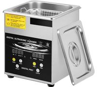 Nettoyeur à ultrasons 2L - Machine de nettoyage pour bijoux et acier inoxydable - Technologie de nettoyage efficace - Idéal pour la maison et l'industrie