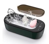 Nettoyeur à Ultrasons, 300ml Ultrasonic Cleaner 47kHz Nettoyeur sonique, Portable Nettoyeur de bijoux avec 4 modes de nettoyage, Nettoyeur Ultrasons Lunettes pour dentaires/Collier/BAGUES/Regarder