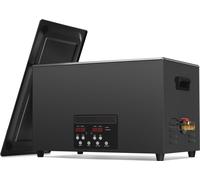 Nettoyeur à ultrasons 30L - Machine de nettoyage avec minuterie, chauffage & panier - 600W - Nettoyage efficace pour l'industrie et la maison