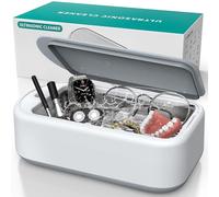 Nettoyeur à Ultrasons 48 kHz - Bac à Ultrason 640 ml pour Lunettes & Bijoux - 40 W - Livré avec Pince & Chiffon