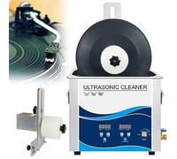 Nettoyeur à ultrasons 6,5 L pour disques vinyles, système de nettoyage chauffant avec dégazage, température et durée réglables, pour disques LP 7/12 pouces.