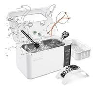 Nettoyeur à Ultrasons, 600ml Nettoyeur Ultrasons Bac Ultrasons avec 5 Réglages du Temps et LED Affichage, 43kHz Ultrasonic Cleaner, Appareil de Nettoyage Ultrasonique pour Lunettes Montres Dentiers