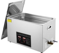Nettoyeur à ultrasons 752 W, 30 L - Appareil de nettoyage en acier inoxydable avec affichage numérique - Nettoyage par ultrasons pour bijoux, lunettes, montres, etc.