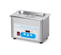 Nettoyeur à ultrasons 800 ml, nettoyeur de lunettes 40 kHz, bijoux, machine nettoyage(Blue35W)