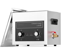 Nettoyeur à ultrasons avec chauffage et minuterie - 10L Machine de nettoyage sonique numérique avec panier - Nettoyage efficace pour les bijoux et l'électronique