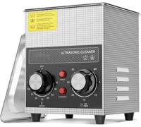Nettoyeur à ultrasons avec chauffage et minuterie - Machine de nettoyage sonique numérique 2L - Nettoyage efficace pour les bijoux, les lunettes et plus encore