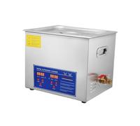 Nettoyeur À Ultrasons Avec Minuterie Numérique 2L 3L 6L 10L 15L 22L 30L Machine De Nettoyage De Montres De Bain En Acier Inoxydable For Bijoux Et Lunettes Large Gamme D'Applications(10L)