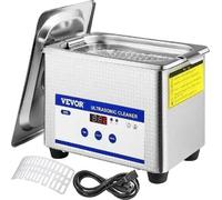 Nettoyeur à ultrasons, capacité 0,8L, écran LED